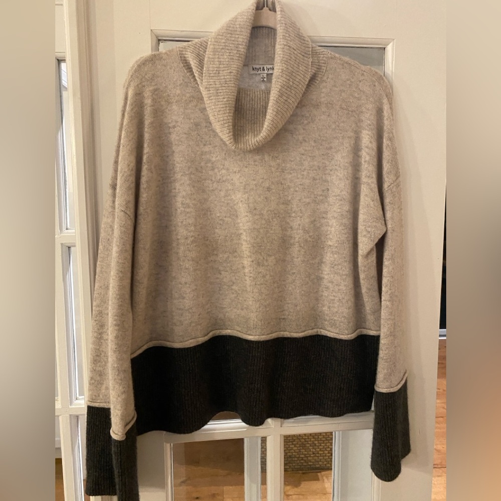 Knyt &  Lynk Cashmere Jemmye Sweater Lg